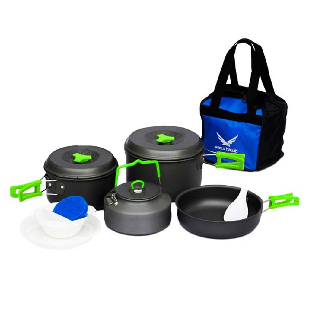 ست ظروف 4 نفره کوهنوردی اسنوهاک کد SN.C8