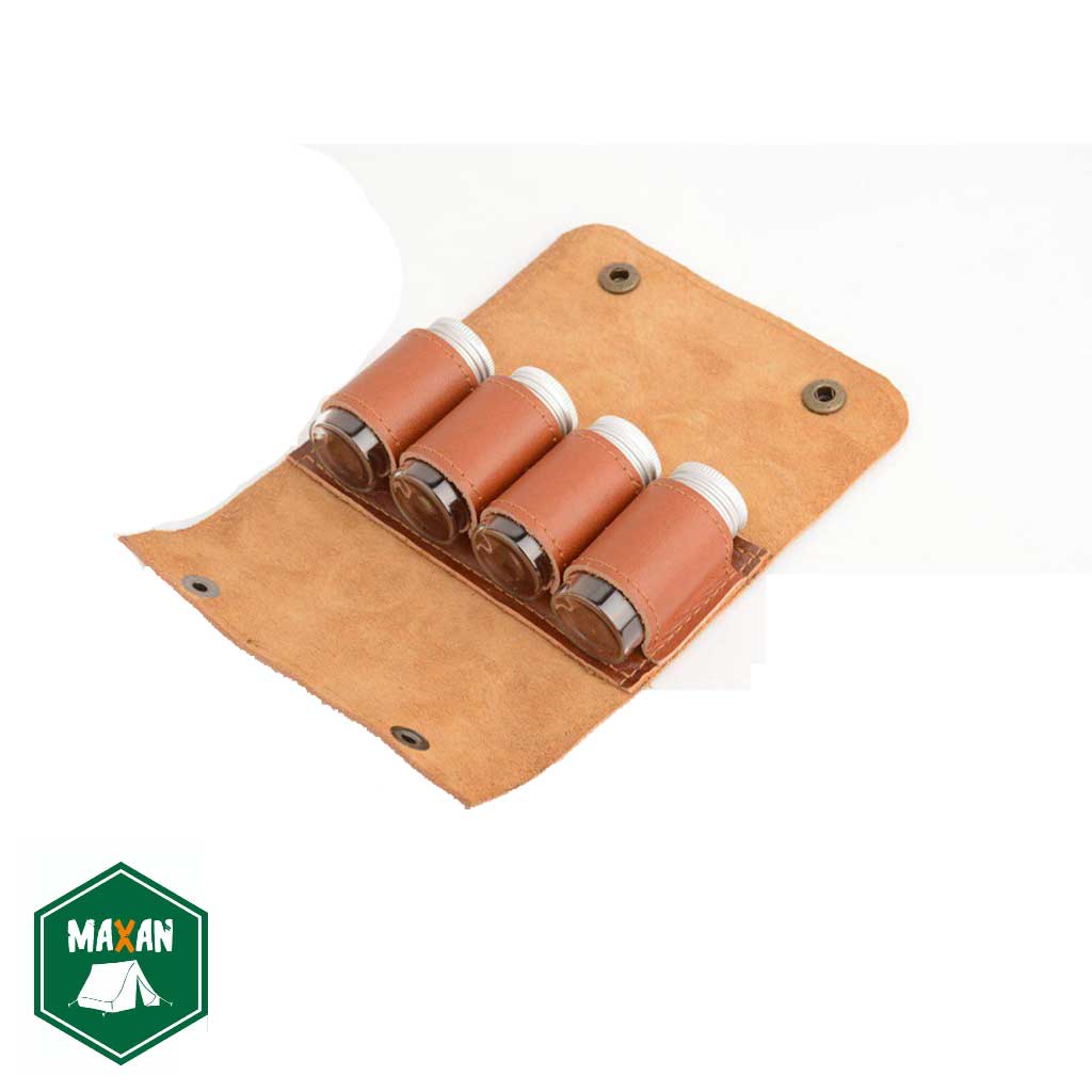 ست جا ادویه هپی کمپ کاور چرمی کد 46804