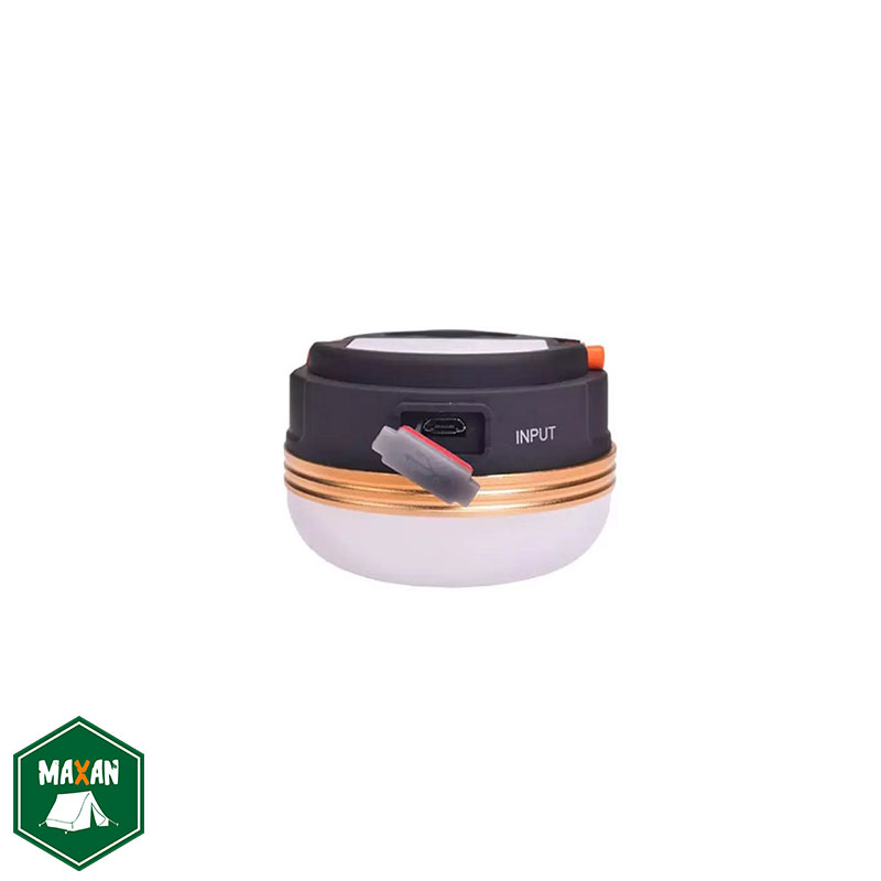 چراغ چادر شارژی با پاوربانک 1800 میلی آمپر