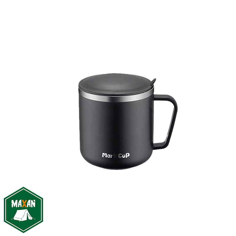 لیوان کوهنوردی دو جداره مارک کاپ Mark Cup دسته دار ۴۰۰ میل MULTI-LAYER FAST FOOD CUP