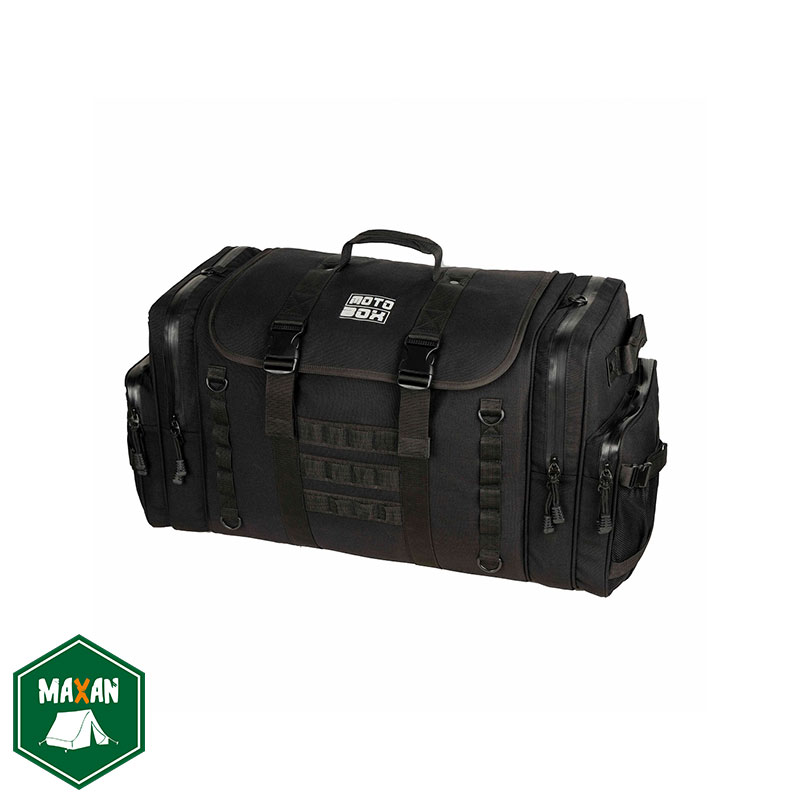 کیف صندلی و تاپ باکس تاکتیکال 60 لیتری موتوباکس